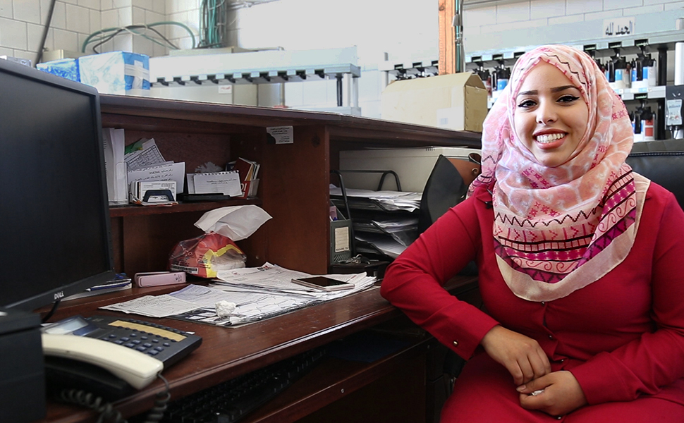 She’s the First Woman at This Vehicle Repair Company in Palestine Hero Image