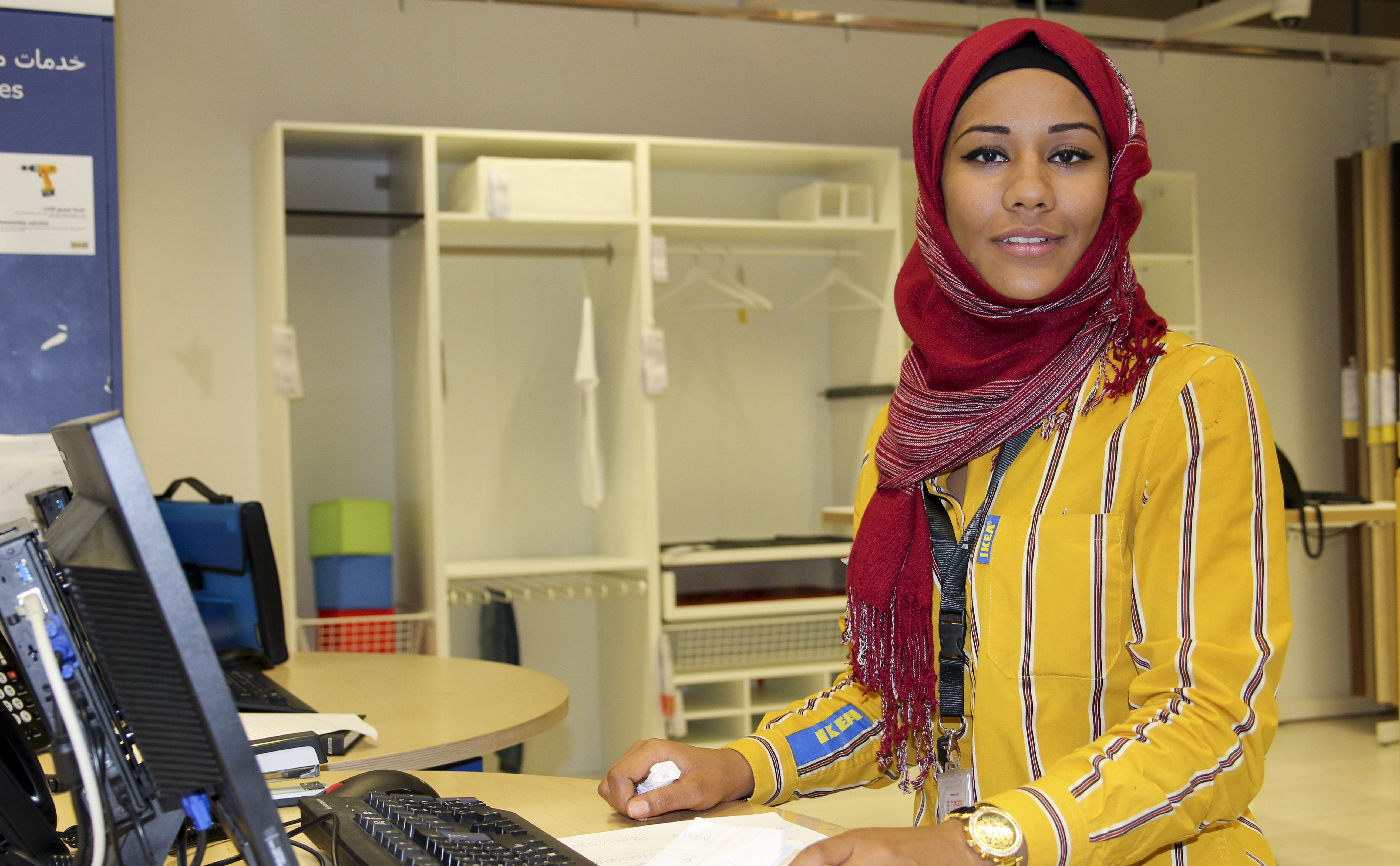 A Young Jordanian Perseveres, Overcoming Barriers to Land Her Dream Job Hero Image