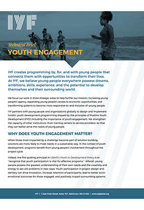 Technical Brief: Youth Engagement | International Youth Foundation