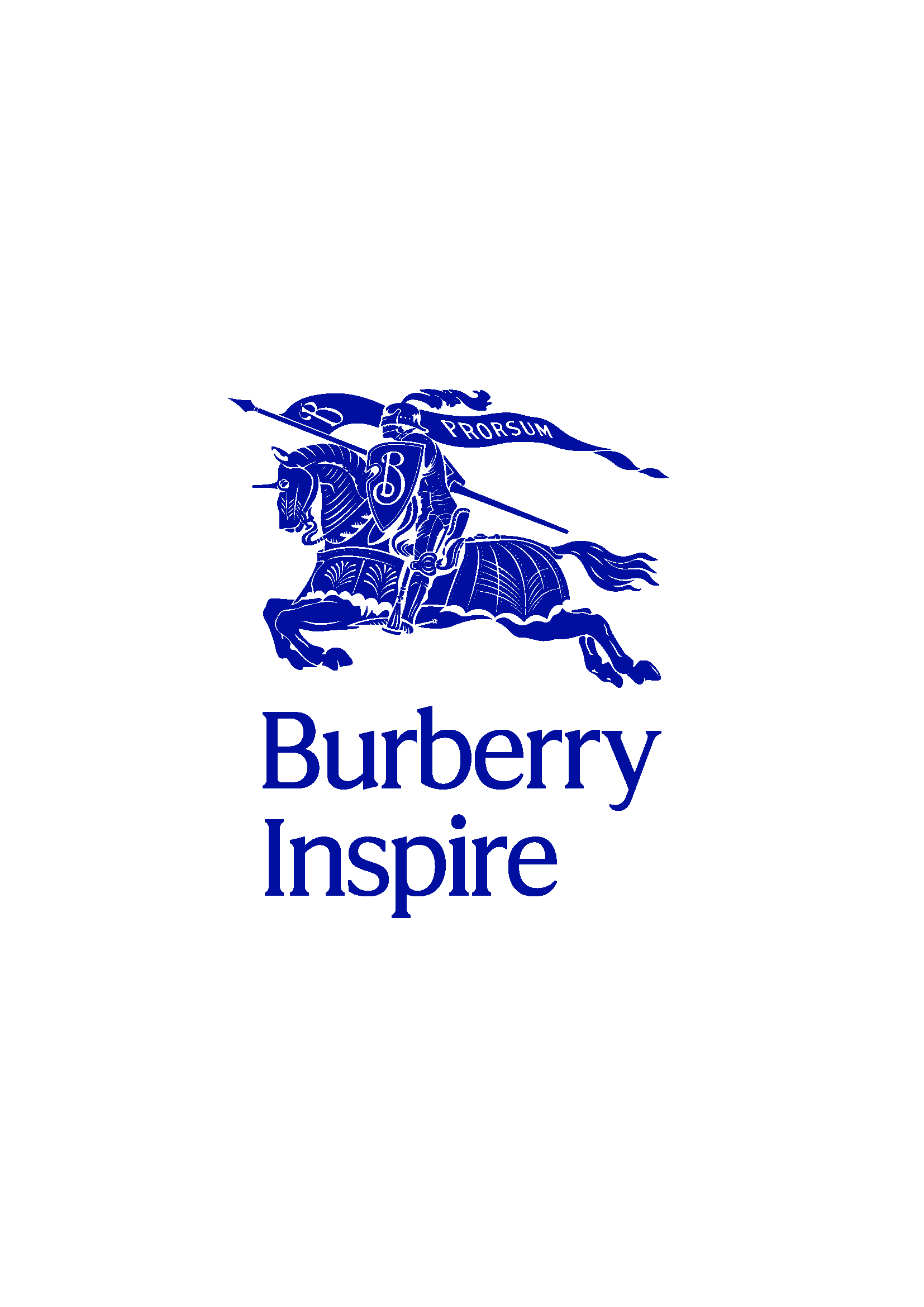 The Burberry Foundation logo (knight on horse)