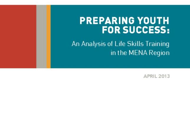 Preparing Youth for Success: An Analysis of Life Skills Training in the MENA Region cover