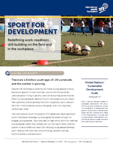 Sport for Development (S4D) cover