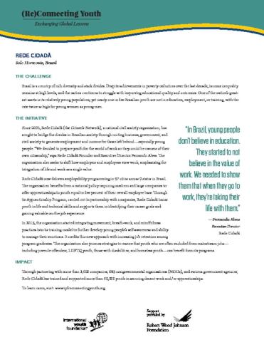 Rede Cidadã: Fact Sheet cover