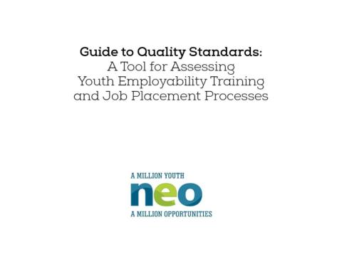 Quality Assurance for Youth Employability Programs: An Assessment Guide cover