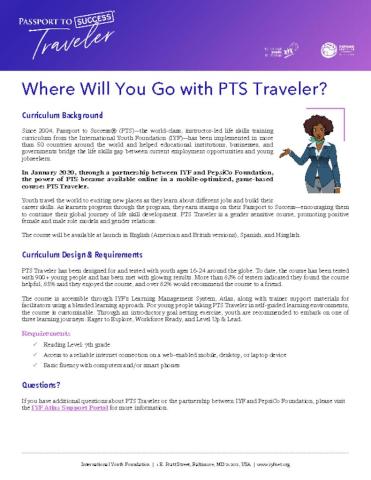 Passport to Success Traveler Fact Sheet cover
