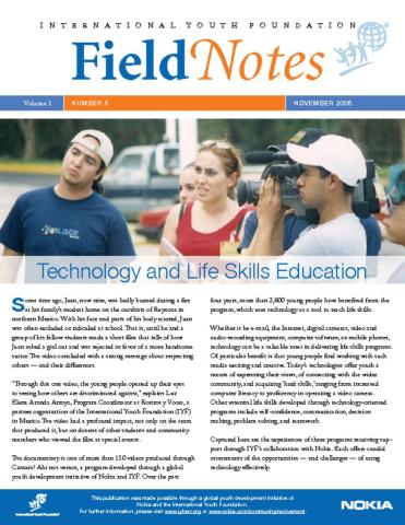 FieldNotes: Technology & Life Skills Education Cover