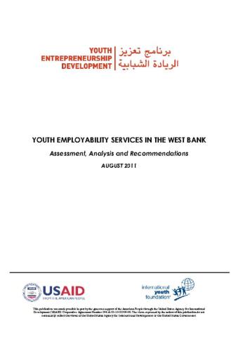 Youth Employability Services in the West Bank Cover