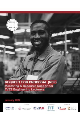 Full RFP - High Gear TVET Lecturer Mentoring cover