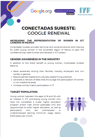 FactSheet Conectadas Sureste IYF 2023