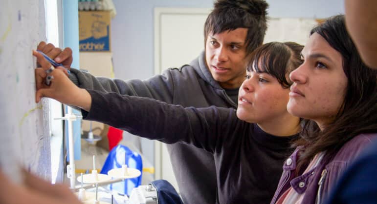 Young people participating in the International Youth Foundation's Youth:Work Mexico youth development program