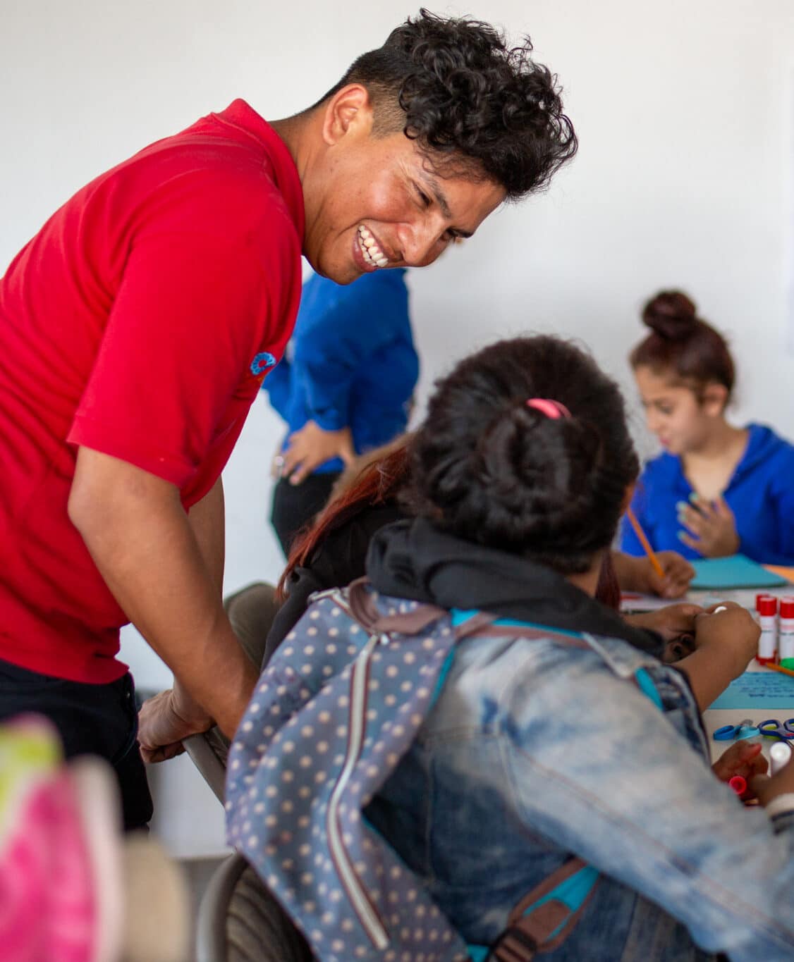 Young people in a youth development program from the International Youth Foundation