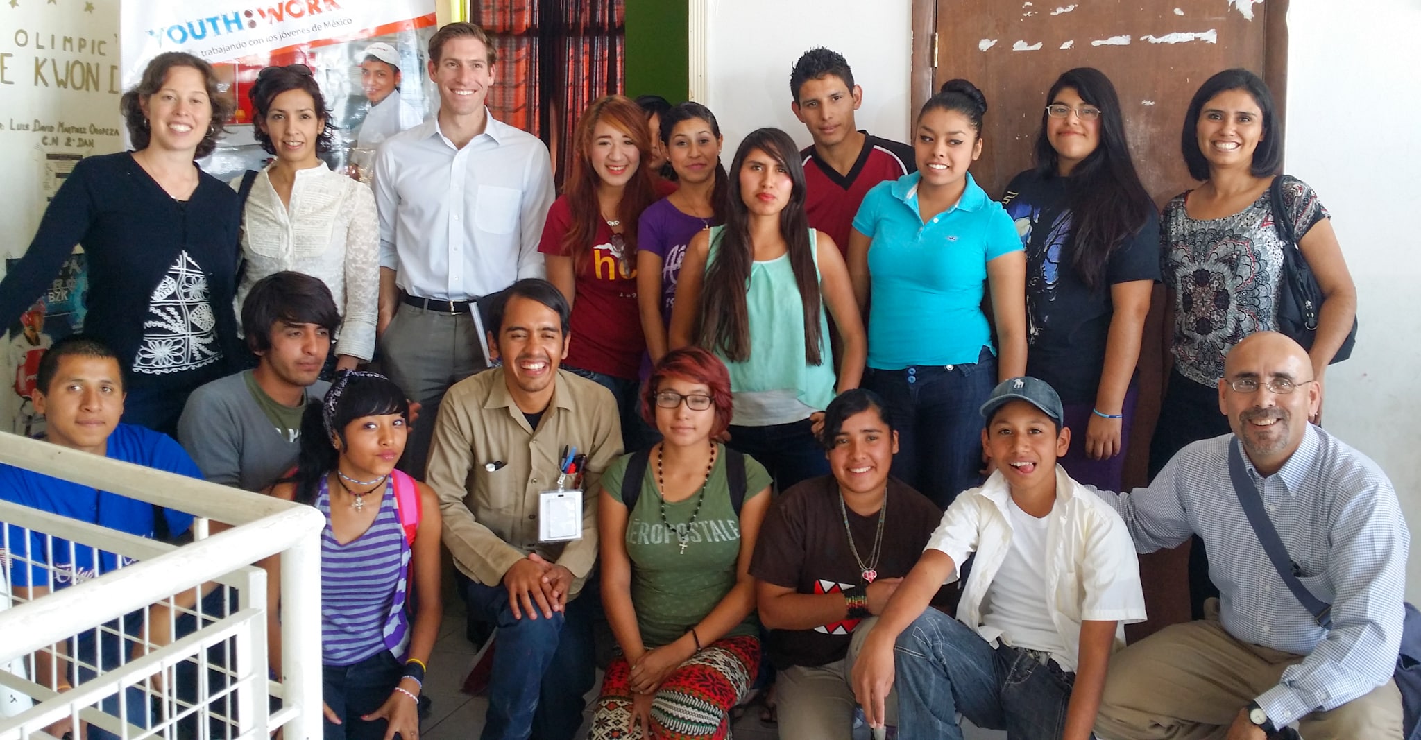 Young people in a youth development program with the International Youth Foundation